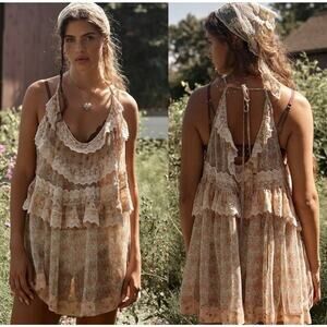Free People Bali Theodora Slip Dress Size Medium